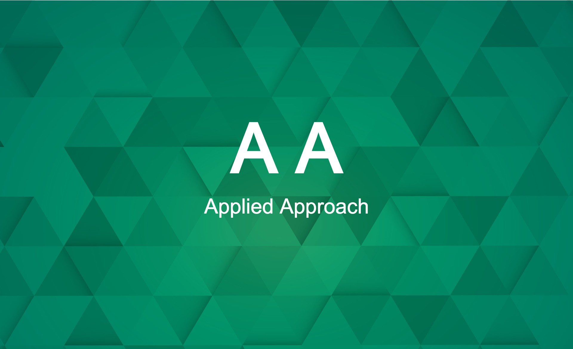 Applied Approach (AA)